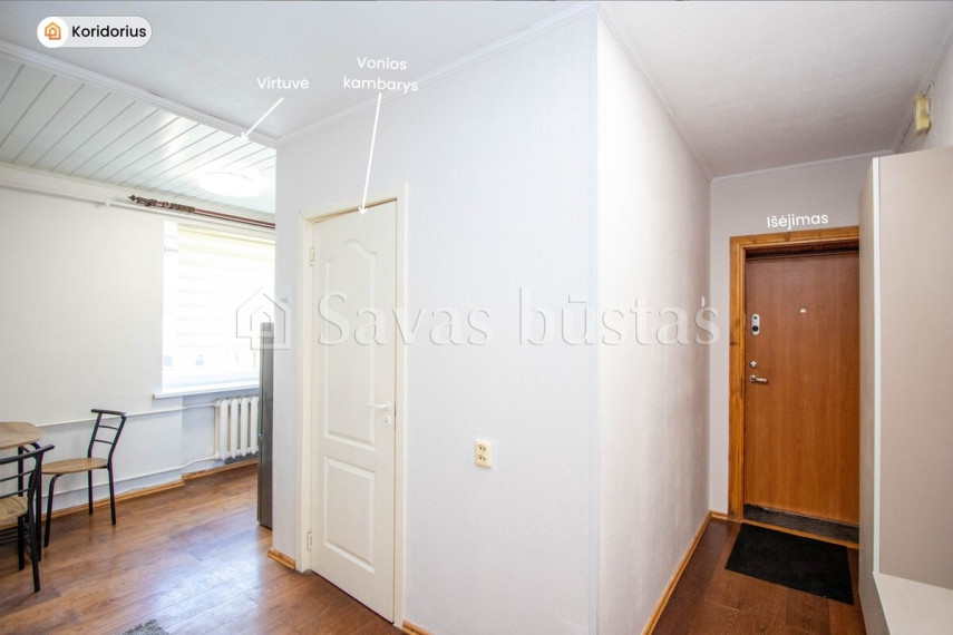 Nuomojamas butas J. Basanavičiaus g., Šiaulių m., Šiaulių m. sav., 36 m2 ploto, 1 kambariai 5