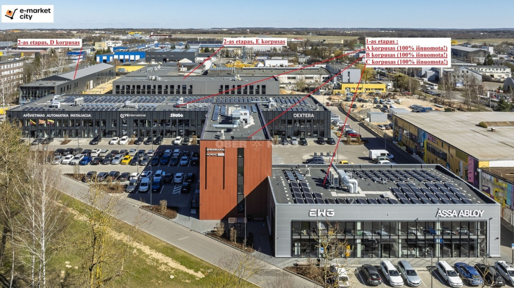 Nuomojamos administracinės, sandėliavimo patalpos Eišiškių pl., Kirtimai, Vilniaus m., Vilniaus m. sav., 370.73 m2 ploto 3
