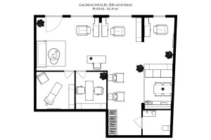 Parduodamos administracinės, kitos paskirties, paslaugų, prekybos patalpos Šv. Stepono g., Senamiestis, Vilniaus m., Vilniaus m. sav., 123 m2 ploto 9