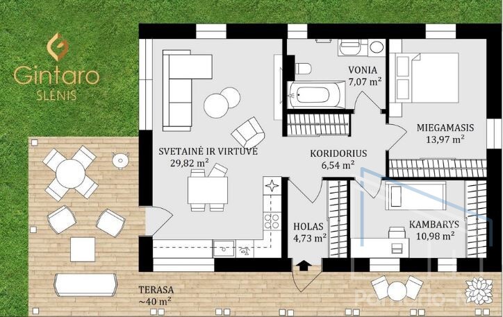Parduodamas sklypas Baukštininkų k., Klaipėdos r. sav., 4 a ploto 5