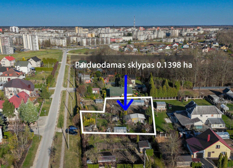 Parduodamas  sklypas Sodų kel., Mažeikių m., Mažeikių r. sav., 13.98 a ploto