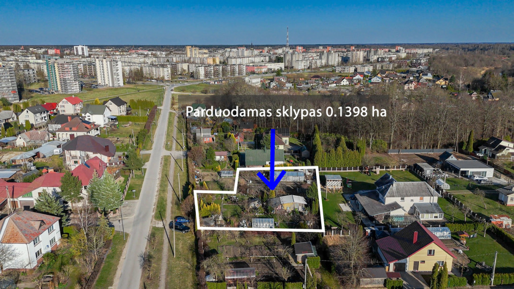 Parduodamas  sklypas Sodų kel., Mažeikių m., Mažeikių r. sav., 13.98 a ploto 1