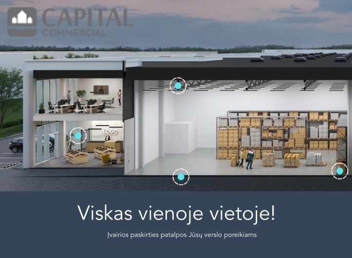 Nuomojamos administracinės, paslaugų, prekybos, sandėliavimo patalpos Sedulų g., Bukiškio k., Vilniaus r. sav., 342.04 m2 ploto 17