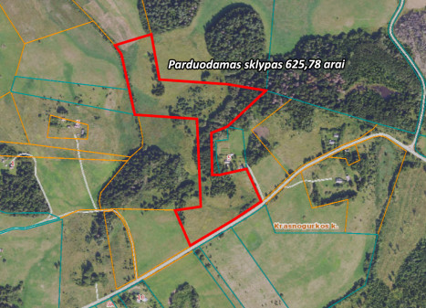 Parduodamas kitos paskirties sklypas Kreiviškių k., Molėtų r. sav., 625.78 a ploto