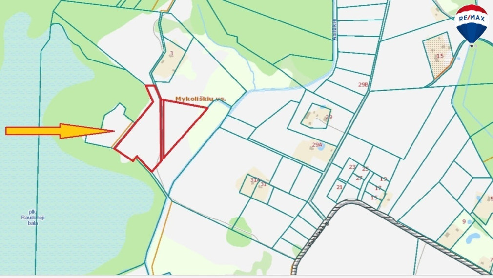 Parduodamas sklypas Mykoliškių k., 250 a ploto 3