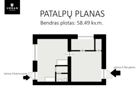 Parduodamos patalpos Šilo g., Antakalnyje, Vilniuje, 58.49 kv.m ploto 12