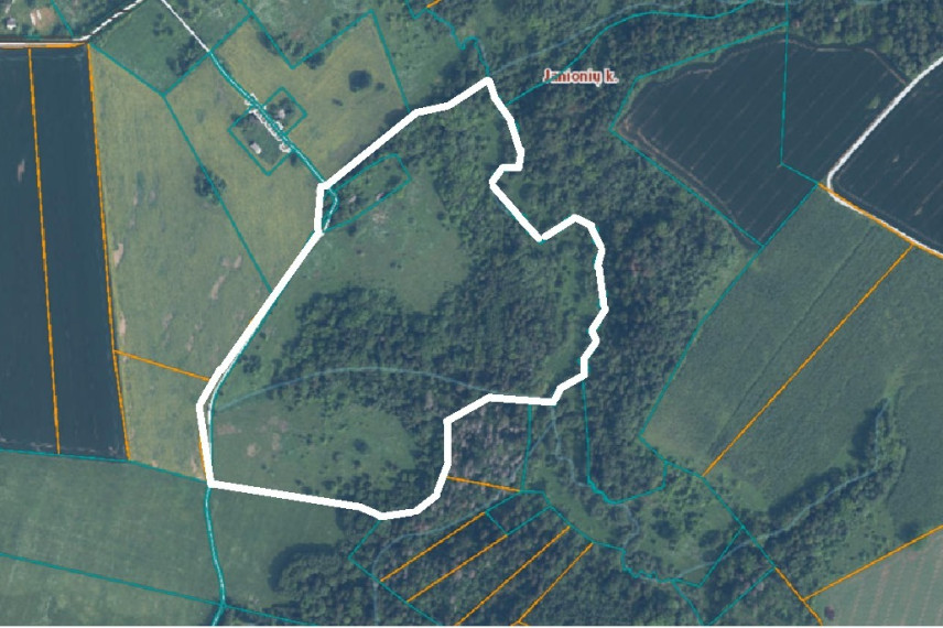 Parduodamas  sklypas Janionių k., Širvintų r. sav., 1336 a ploto 10