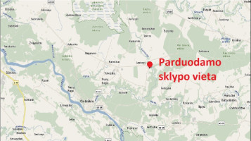 Parduodamas  sklypas Janionių k., Širvintų r. sav., 1336 a ploto 10