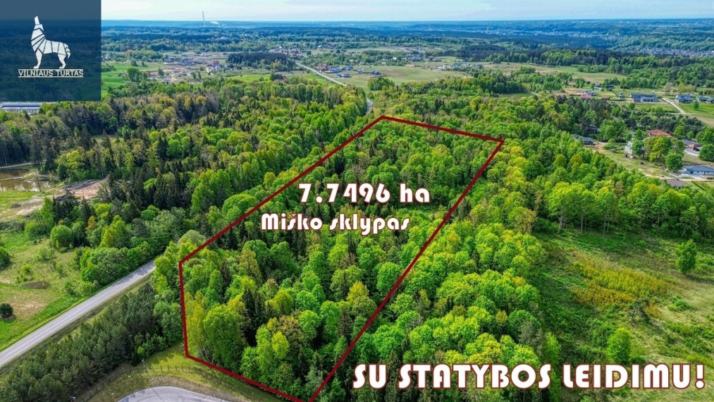 Parduodamas kitos paskirties sklypas Čekoniškių k., Vilniaus r. sav., 775 a ploto 1