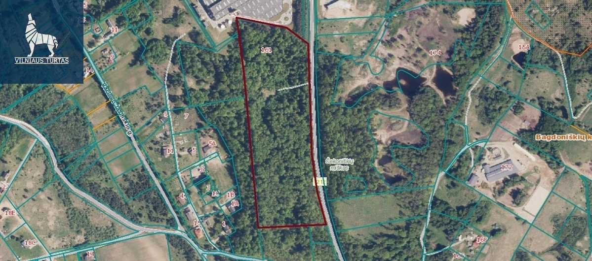 Parduodamas sklypas Čekoniškių k., Vilniaus r. sav., 775 a ploto 3