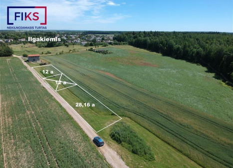 Parduodamas sklypas Linų g., Ilgakiemio k., Kauno r. sav., 12 a ploto