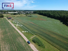 Parduodamas sklypas Linų g., Ilgakiemio k., Kauno r. sav., 12 a ploto 1