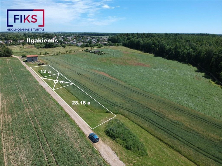 Parduodamas sklypas Linų g., Ilgakiemio k., Kauno r. sav., 12 a ploto 1