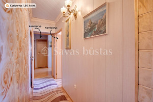 Parduodamas butas Gegužių g., Dainiai, Šiaulių m., Šiaulių m. sav., 55.11 m2 ploto, 3 kambariai 4