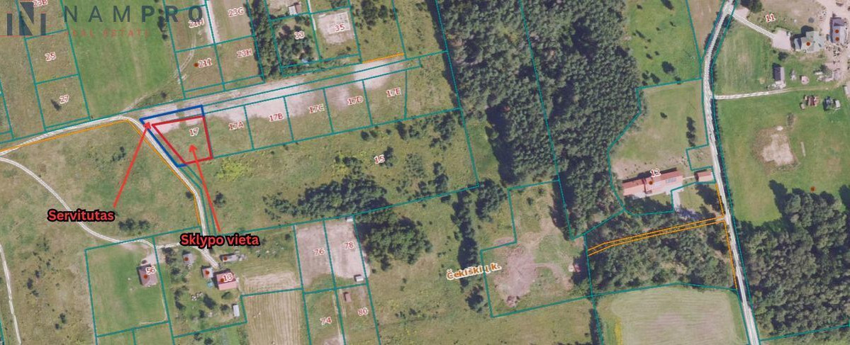 Parduodamas sklypas Tylioji g., Ažulaukės k., Vilniaus r. sav., 16.03 a ploto 3