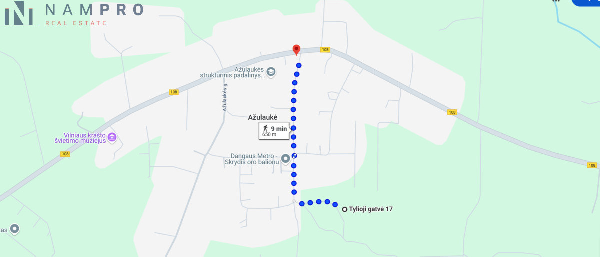 Parduodamas sklypas Tylioji g., Ažulaukės k., Vilniaus r. sav., 16.03 a ploto 5