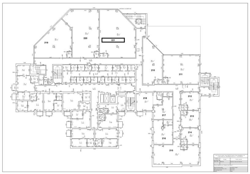Parduodamos administracinės, kitos paskirties, paslaugų, prekybos patalpos Laisvės pr., Viršuliškės, Vilniaus m., Vilniaus m. sav., 112.07 m2 ploto 49
