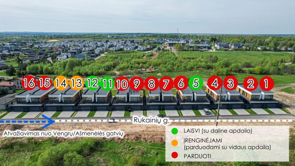 Parduodamas namas Rukainių g., Kalnėnai, Vilniaus m., Vilniaus m. sav., 210 m2 ploto, 2 aukštai 6