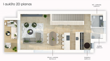 Parduodamas namas Rukainių g., Kalnėnai, Vilniaus m., Vilniaus m. sav., 210 m2 ploto, 2 aukštai 30