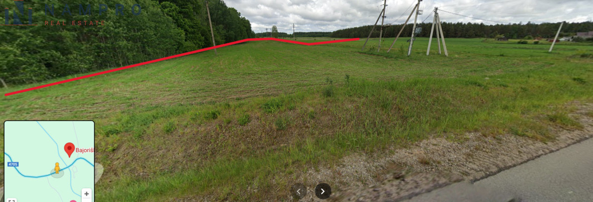 Parduodamas kitos paskirties sklypas Bajoriškių k., Trakų r. sav., 179 a ploto 2