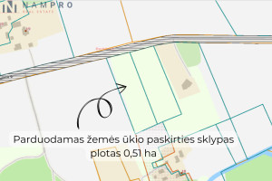 Parduodamas  sklypas Galinių g., Beržiškių k., Vilniaus r. sav., 51 a ploto 8