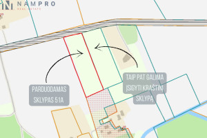 Parduodamas  sklypas Galinių g., Beržiškių k., Vilniaus r. sav., 51 a ploto 10
