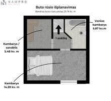 Parduodamas butas Tilto g., Senamiestis, Vilniaus m., Vilniaus m. sav., 98.19 m2 ploto, 4 kambariai 22