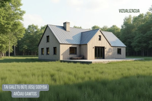 Parduodamas  sklypas Lukšinės k., Vilniaus r. sav., 83 a ploto 1