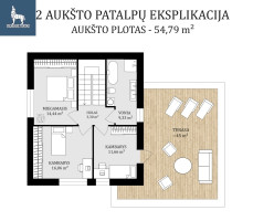 Parduodamas namas Kelmijos Sodų 85-oji g., Salininkai, Vilniaus m., Vilniaus m. sav., 157.44 m2 ploto, 2 aukštai 11
