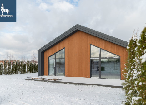 Parduodamas namas Vilniaus r. sav., Daržininkų k., Ugniažolių g., 147.53 m2 ploto, 1 aukštai