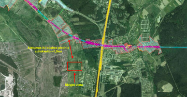 Parduodamas  sklypas Melekonių k., Vilniaus r. sav., 872.52 a ploto 3
