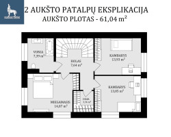 Parduodamas namas Samių g., Kalnėnai, Vilniaus m., Vilniaus m. sav., 125.53 m2 ploto, 2 aukštai 14