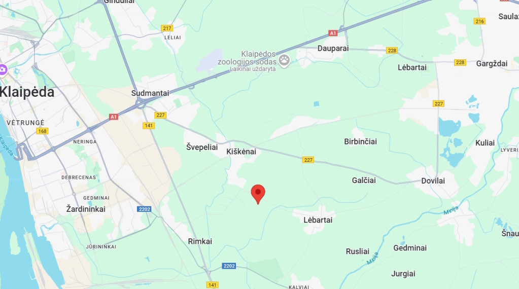 Parduodamas  sklypas Klaipėdos r. sav., Rimkų k., svirplių, 27 a ploto 2
