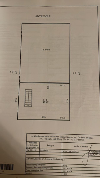 Nuomojamos patalpos Rudmenos g., Palemonas, Kauno m., Kauno m. sav., 160.58 m² ploto 13