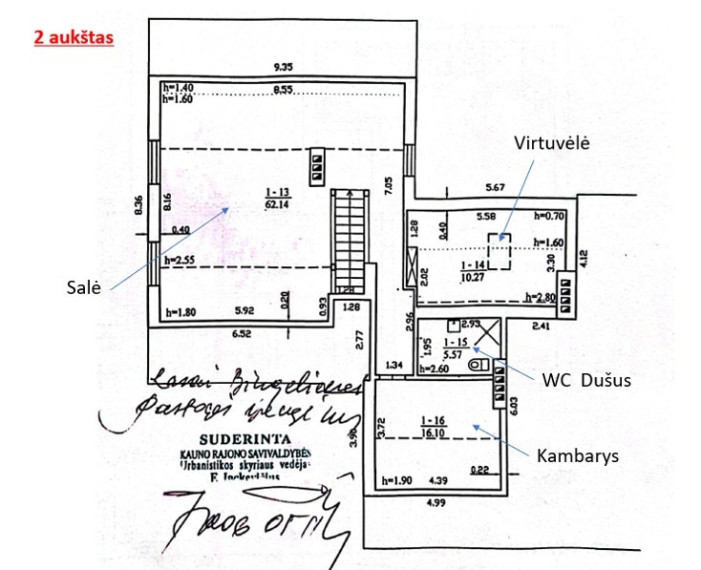 Parduodamos administracinės, kitos paskirties, paslaugų, prekybos patalpos Kelmyno g., Dievogalos k., Kauno r. sav., 240.19 m2 ploto 30