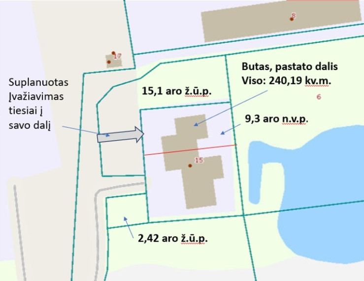 Parduodamos administracinės, kitos paskirties, paslaugų, prekybos patalpos Kelmyno g., Dievogalos k., Kauno r. sav., 240.19 m2 ploto 31