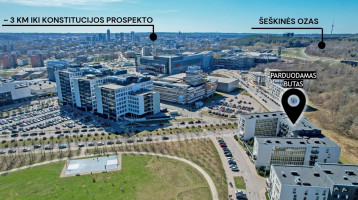 Parduodamas butas Kazio Ulvydo g., Žirmūnai, Vilniaus m., Vilniaus m. sav., 41.1 m2 ploto, 2 kambariai 34