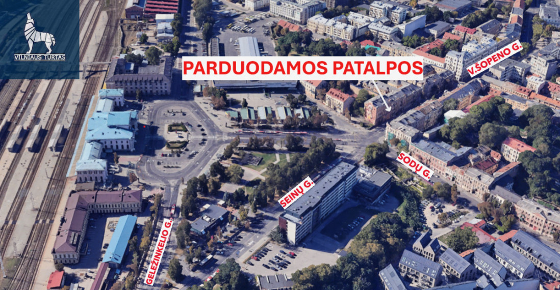 Parduodamos patalpos V. Šopeno g., Senamiestis, Vilniaus m., Vilniaus m. sav., 139 m2 ploto 1
