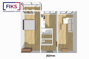 Parduodamas butas Liaudies g., Kėdainių m., Kėdainių r. sav., 50.00 m² ploto 2 kambariai 17