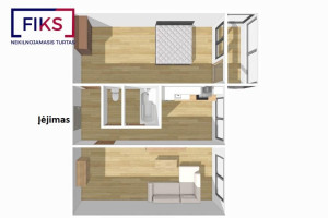 Parduodamas butas Liaudies g., Kėdainių m., Kėdainių r. sav., 50.00 m² ploto 2 kambariai 18