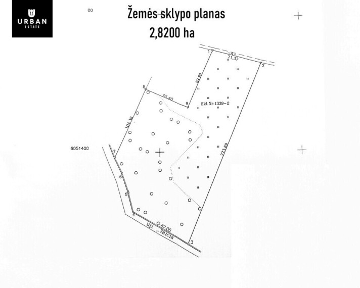 Parduodamas sklypas šalia Vaičios upelio, nuostabiame pušyne Šinkalaukio k., 2,82 hektaro 15