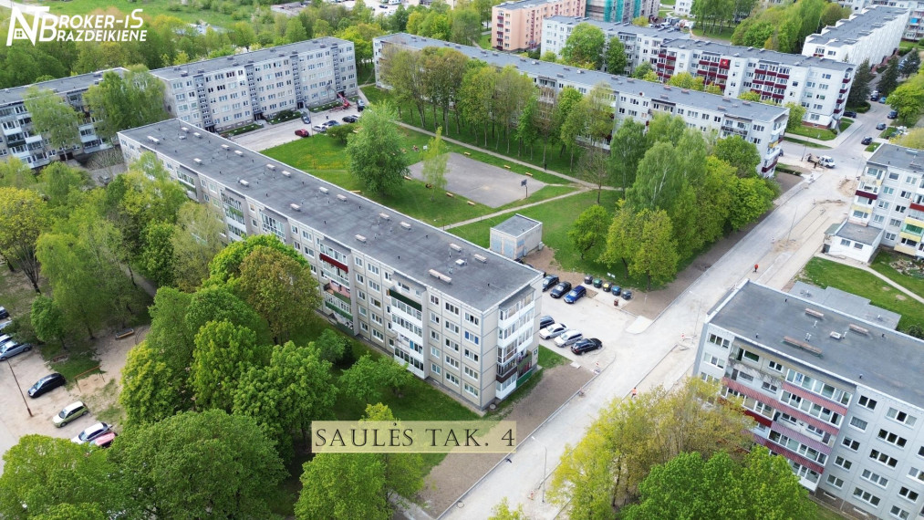 Parduodamas butas Saulės tak., Lieporiai, Šiaulių m., Šiaulių m. sav., 61.74 m² ploto 3 kambariai 3