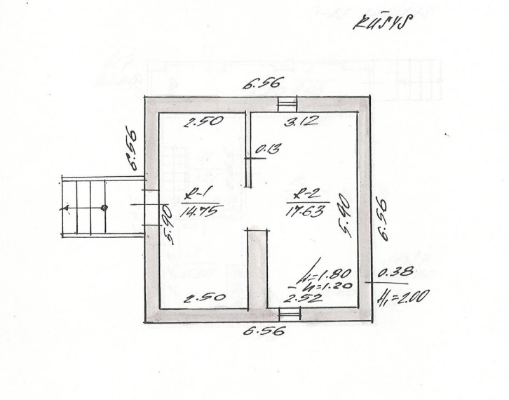 Parduodamas namas Ramunės Sodų 6-oji g., Rėkyva, Šiaulių m., Šiaulių m. sav., 82.66 m² ploto 2 kambariai 36