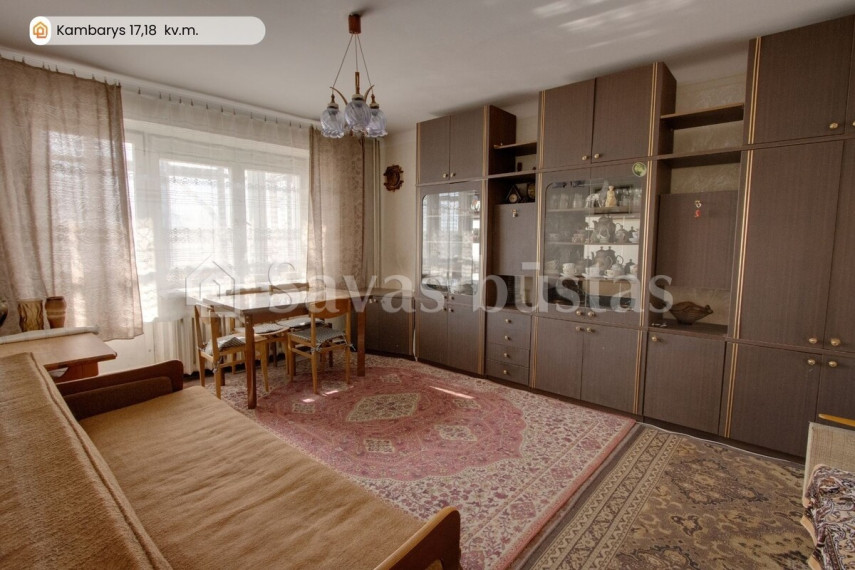 Parduodamas butas Raudondvario pl., Žemutiniai Kaniūkai, Kauno m., Kauno m. sav., 38.02 m2 ploto, 2 kambariai 5