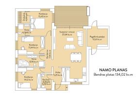 Parduodamas namas Vingių g., Pagiriai, Vilniaus m., Vilniaus m. sav., 134 m2 ploto, 1 aukštai 29