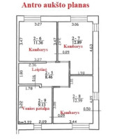 Parduodamas namas Gėlainių g., Stetiškiai, Panevėžio m., Panevėžio m. sav., 107.68 m2 ploto, 2 aukštai 13