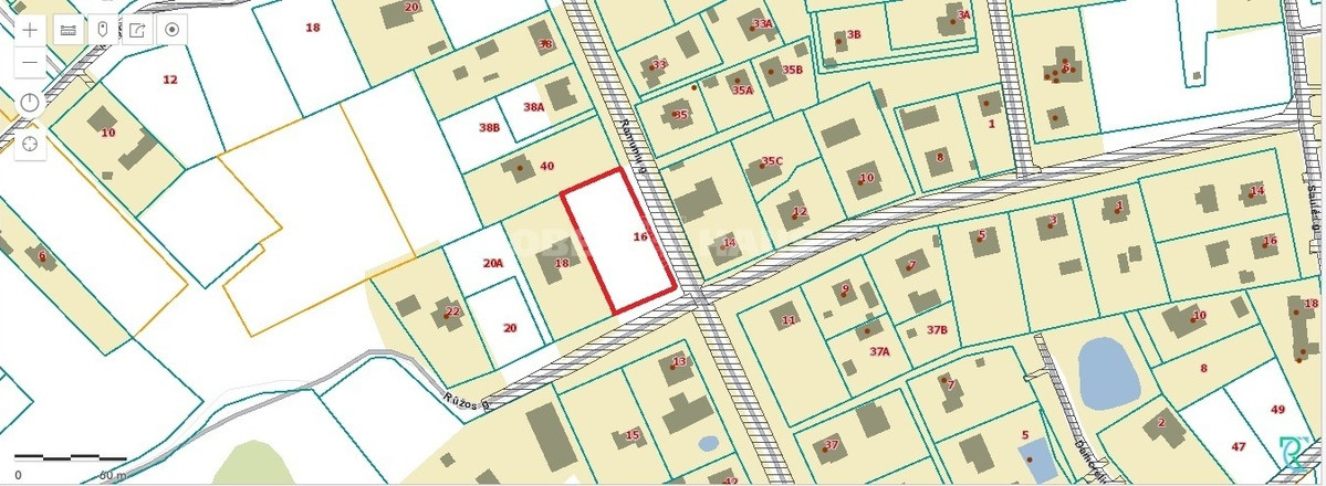 Parduodamas namų valdos paskirties sklypas Rūžos g., Aukštelkės k., Šiaulių r. sav., 25 a ploto 2