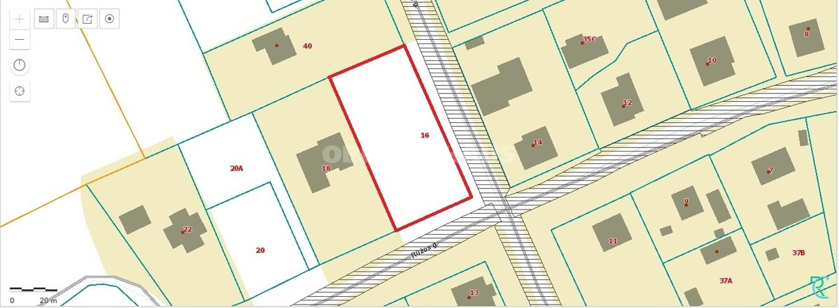 Parduodamas namų valdos paskirties sklypas Rūžos g., Aukštelkės k., Šiaulių r. sav., 25 a ploto 3