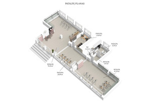 Parduodamos administracinės, kitos paskirties, paslaugų, prekybos, sandėliavimo patalpos Antakalnio g., Antakalnis, Vilniaus m., Vilniaus m. sav., 174.31 m2 ploto 11