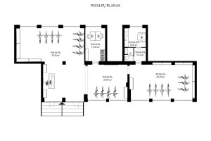 Parduodamos administracinės, kitos paskirties, paslaugų, prekybos, sandėliavimo patalpos Antakalnio g., Antakalnis, Vilniaus m., Vilniaus m. sav., 174.31 m2 ploto 12